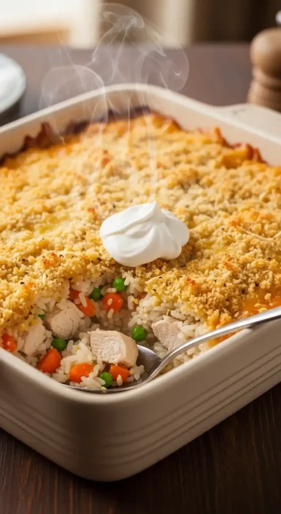 golden-crust-baked-chicken-and-rice-casserole