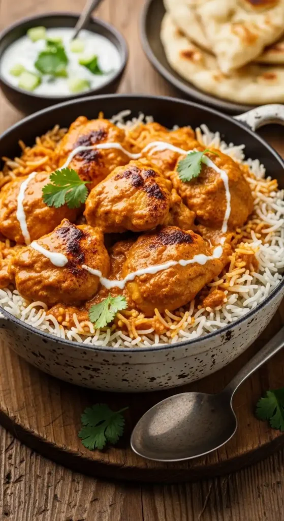 one-pot-indian-butter-chicken-and-rice-with-smoked-paprika-taste