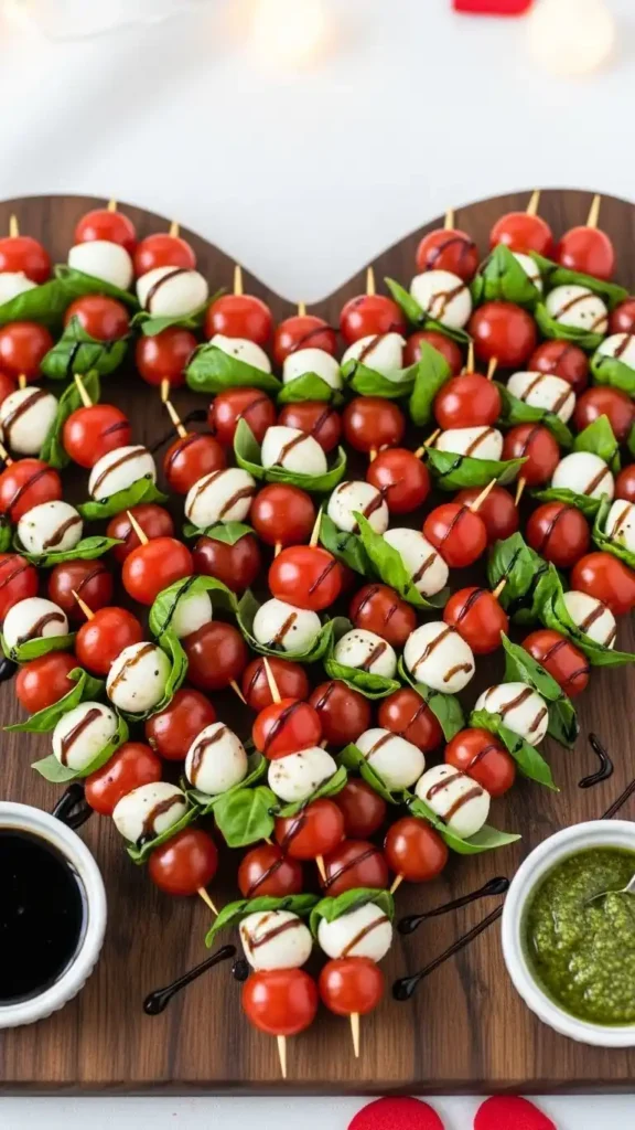 caprese-heart-skewers-board