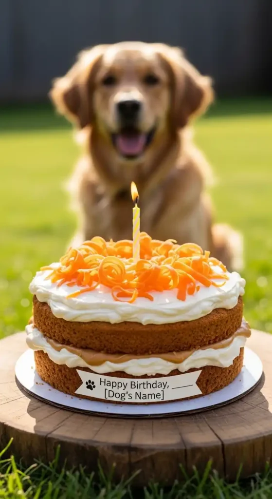 carrot-crunch-dog-cake