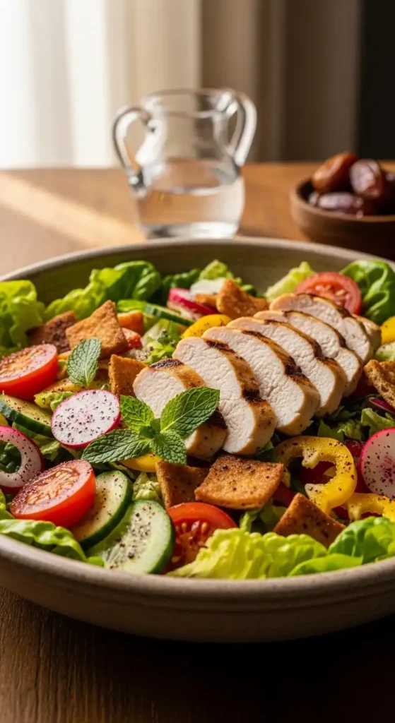 chicken-fattoush