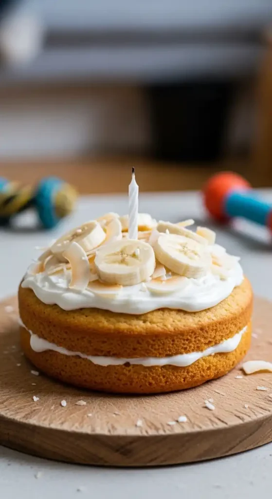 coconut-banana-dog-cake
