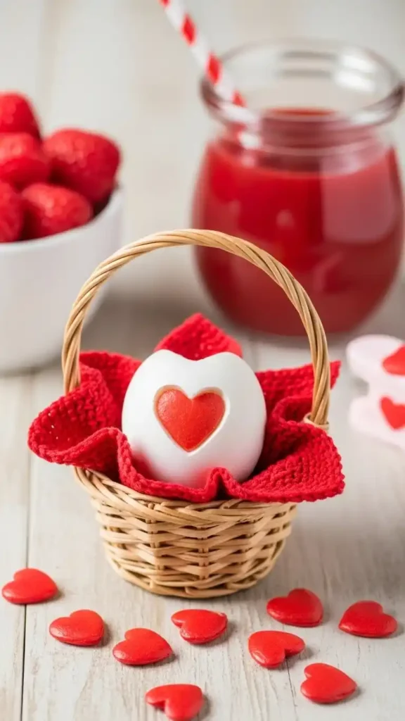 heart-shaped-egg-in-a-basket