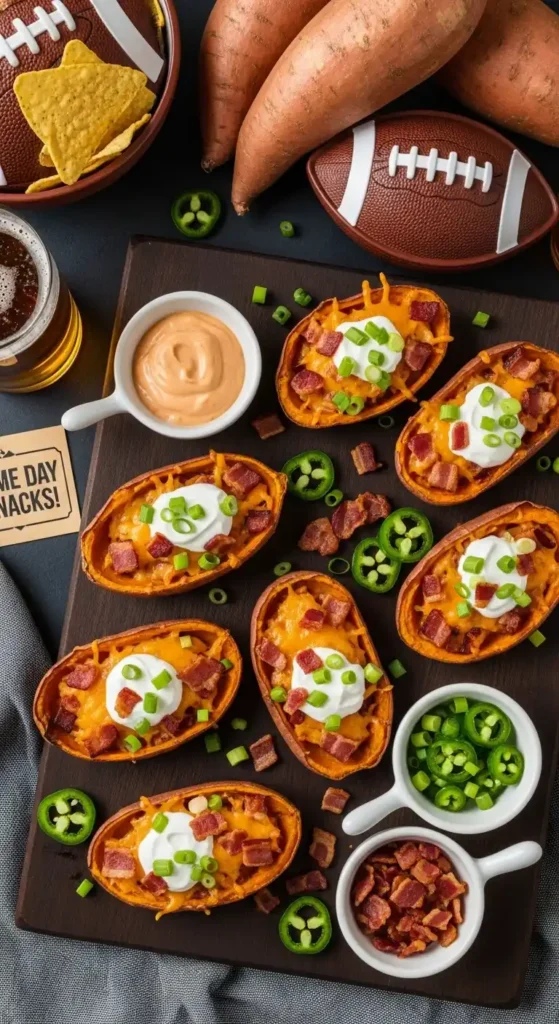 loaded-sweet-potato-skins-with-bacon