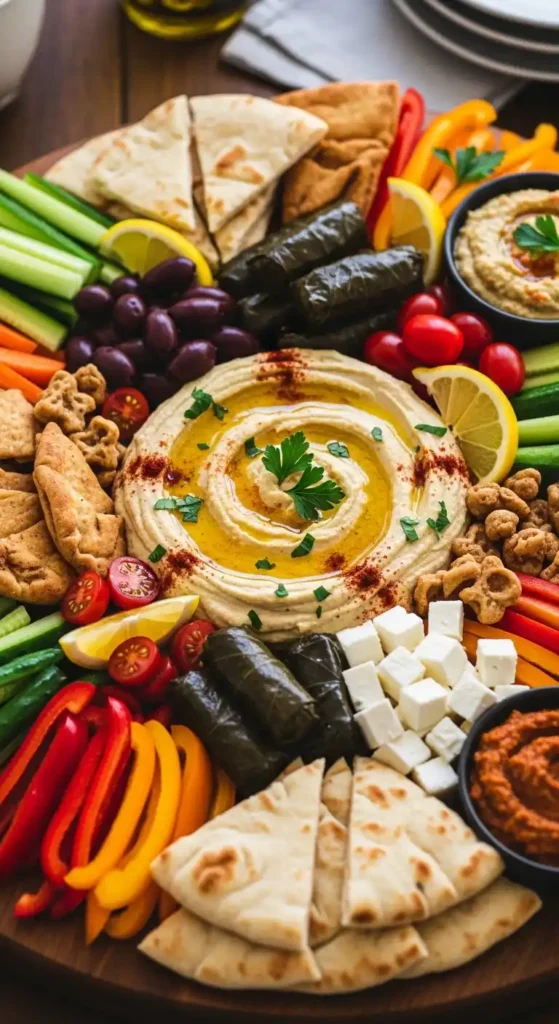 mediterranean-hummus-platter