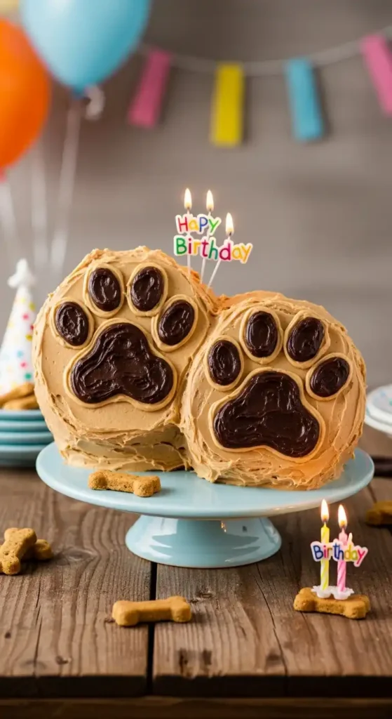 peanut-butter-paws-cake