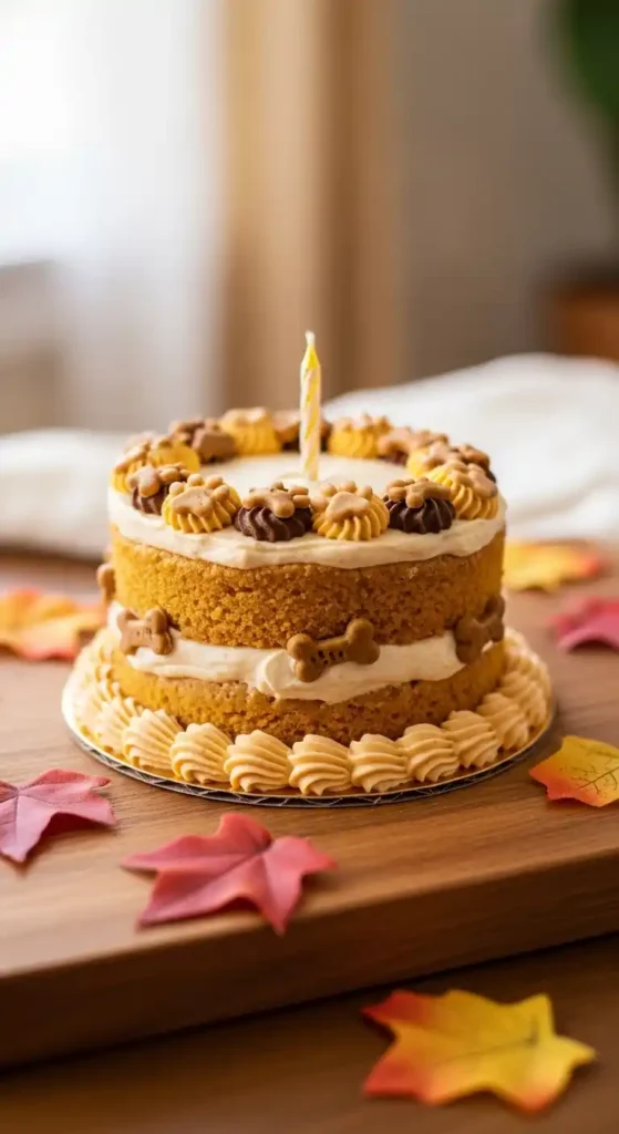 pumpkin-spice-pup-cake