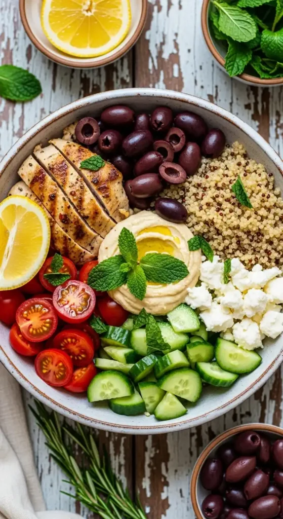 mediterranean-chicken-bowls